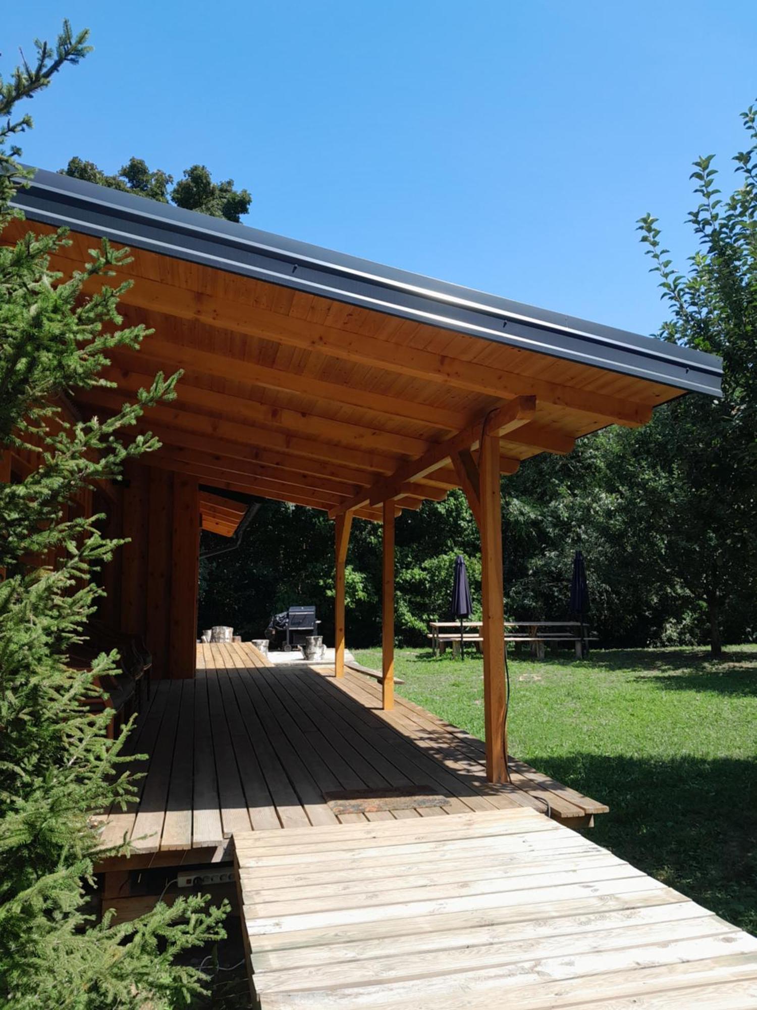 Nica Wood Villa Sremska Kamenica Luaran gambar