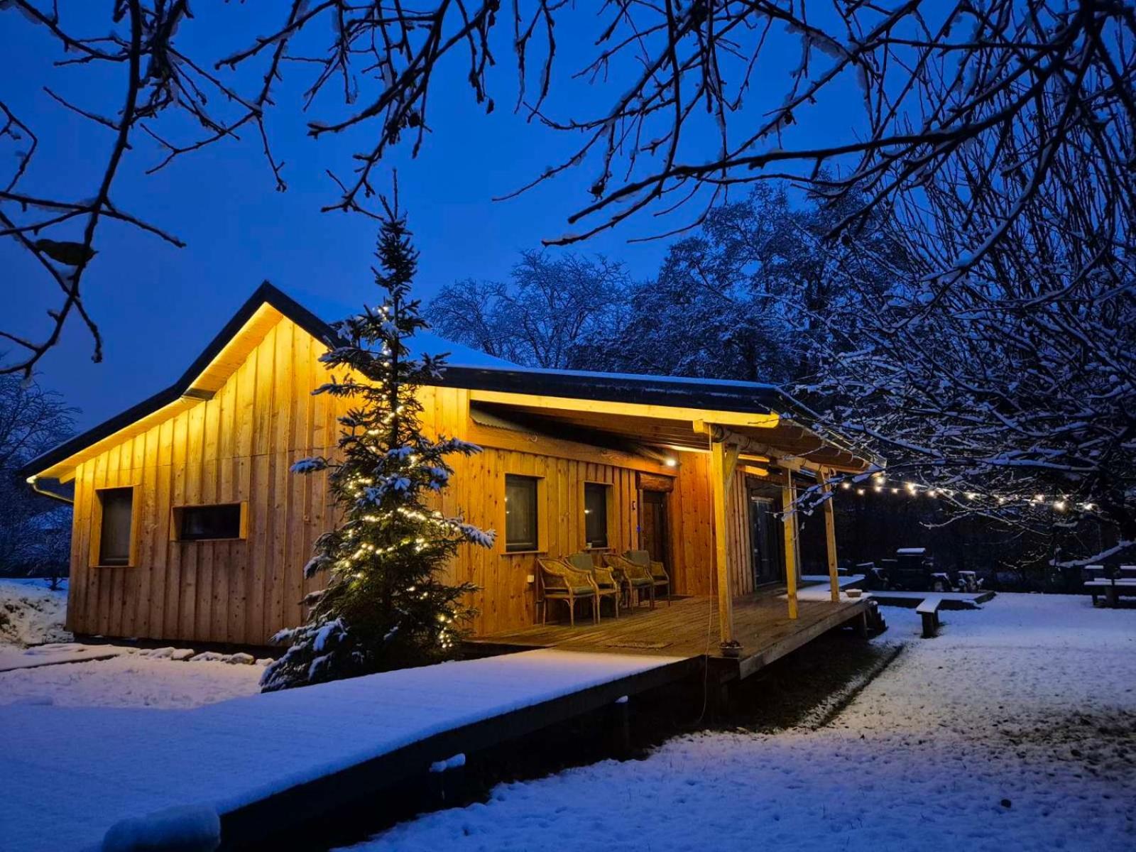 Nica Wood Villa Sremska Kamenica Luaran gambar